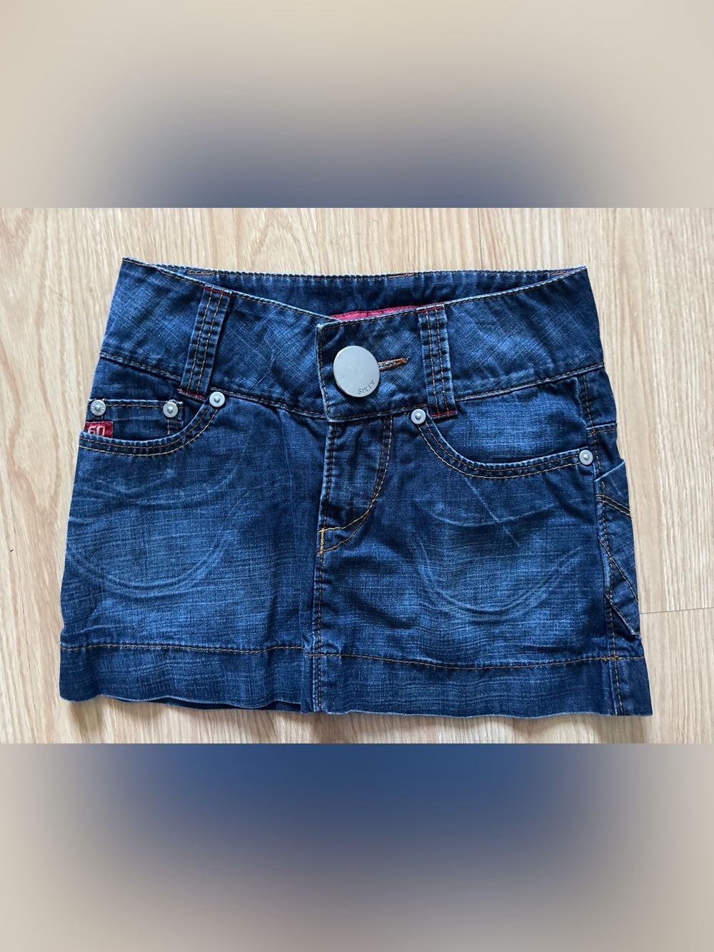 Miss Sixty Navy Denim Jeans with Red Label